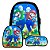 Mochila Infantil Masculina Super Mario Bros Lancheira Estojo - Imagem 1