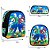 Mochila Infantil Masculina Super Mario Bros Lancheira Estojo - Imagem 4