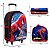 Mochila Infantil Rodinha Spider Man Com Lancheira Estojo - Imagem 4