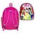Mochila Feminina Infantil Costas Princesas Lancheira Estojo - Imagem 5