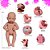 Kit Boneco Reborn Molde Com Corpinho De Silicone Menino - Imagem 4