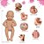 Kit Boneca Reborn Molde Com Corpinho De Silicone Menina Lara - Imagem 4
