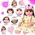 Boneca Bebe Reborn Menina Loira Com Chupeta 13 Acessórios - Imagem 4