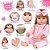 Boneca Bebê Reborn Menina Loira Princesa Realista + 20 Itens - Imagem 4