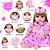 Boneca Bebê Reborn Real Loira Fofa Itens Bolsa Maternidade - Imagem 4