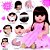 Boneca Bebê Reborn Silicone Menina Bailarina 22 Acessórios - Imagem 4