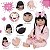 Boneca Bebe Reborn Silicone Realista Morena Roupão 20 Itens - Imagem 4