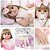 Boneca Bebe Reborn Loira Corpo de Silicone Enxoval 20 Itens - Imagem 1
