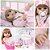 Bebê Reborn Boneca Loira 100% Silicone + Acessórios Luxo - Imagem 1