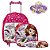 Mochila Infantil Feminina Pequena Princesinha Sofia Rodinhas - Imagem 1