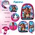 Mochila Infantil Feminina Costas Moana + Lancheira Estojo - Imagem 3