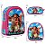 Mochila Infantil Feminina Costas Moana + Lancheira Estojo - Imagem 4