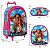 Kit Mochila Infantil Feminina Moana Rodinha Lancheira Estojo - Imagem 4