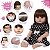 Bebê Reborn Princesa 100% Silicone Enxoval Completo 20 Itens - Imagem 3