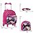 Mochila Escolar Infantil Pequena Hinata Rodinha e Lancheira - Imagem 4