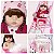 Boneca Reborn Girafinha Enxoval Completo + Carrinho Infantil - Imagem 1