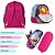 Mochila Feminina Pequena Sereia Lancheira Infantil Costas - Imagem 6