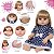 Boneca Reborn de Silicone Realista Loira + Enxoval 13 Itens - Imagem 3