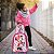 Mochila Infantil Feminina Rodinha Minnie Mouse Com Lancheira - Imagem 5