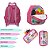 Kit Mochila Infantil Feminina Rodinha Princesas Lancheira - Imagem 6