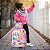 Kit Mochila Infantil Feminina Rodinha Princesas Lancheira - Imagem 5