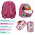 Mochila Infantil Feminina Princesas Costas Com Lancheira - Imagem 6