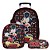 Mochila Infantil Masculina Rodinhas Mickey Mouse + Lancheira - Imagem 1
