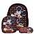 Mochila Infantil Masculina Mickey Mouse Costas + Lancheira - Imagem 1