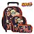 Kit Mochila Infantil de Rodinhas Masculina Naruto Lancheira - Imagem 1