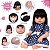 Boneca Reborn Realista Menina Morena Enxoval 20 Itens Bolsa - Imagem 3
