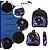 Kit Mochila Infantil Feminina Pequena Wandinha Creche Costas - Imagem 3