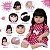 Bebe Reborn Menina Realista Morena Fofa Com Enxoval 13 Itens - Imagem 3