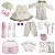 Bebe Reborn Realista Menina Enxoval Completo Bolsa 20 Itens - Imagem 4