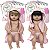Boneca Reborn Realista Gêmeas Loira Morena Enxoval 26 Itens - Imagem 1