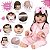 Boneca Reborn Realista Menina Linda Princesa Com Acessórios - Imagem 3