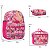 Mochila Infantil Feminina Barbie Lancheira Estojo Juvenil - Imagem 4