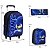 Mochila Infantil Masculina Escolar Sonic Lancheira Estojo - Imagem 4