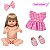 Boneca Bebe Reborn Realista Menina Loira Barbie Pode Banho - Imagem 4