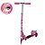 Patinete Infantil Barbie 3 Rodas Dobrável Ajustável 50kg - Imagem 1