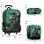 Mochila Infantil Masculina Rodinhas Hulk Lancheira Estojo - Imagem 4