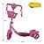 Patinete Infantil 3 Rodas Feminino Barbie Radical Com Led - Imagem 6