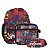 Kit Mochila Infantil Masculina Homem Aranha Juvenil Costas - Imagem 1