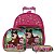 Mochila Infantil Feminina Rodinha Masha e o Urso Pequena - Imagem 1