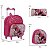 Kit Mochila Infantil Feminina Rodinha Minnie Pequena Passeio - Imagem 4