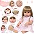 Boneca Reborn Loira Realista Corpo de VInil 46cm + Itens - Imagem 3
