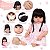 Bebe Reborn Realista Menina Morena Linda Kit 13 Acessórios - Imagem 3
