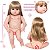 Boneca Reborn Realista Loira Silicone Bolsa 20 Acessórios - Imagem 6
