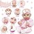 Bebe Reborn Realista Menina Carequinha Fofa Enxoval 13 Itens - Imagem 3