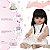 Boneca Bebe Reborn Realista Morena Enxoval Completo 20 Itens - Imagem 4
