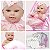 Boneca Reborn Realista Menina Kit Acessórios Com Carrinho - Imagem 1
